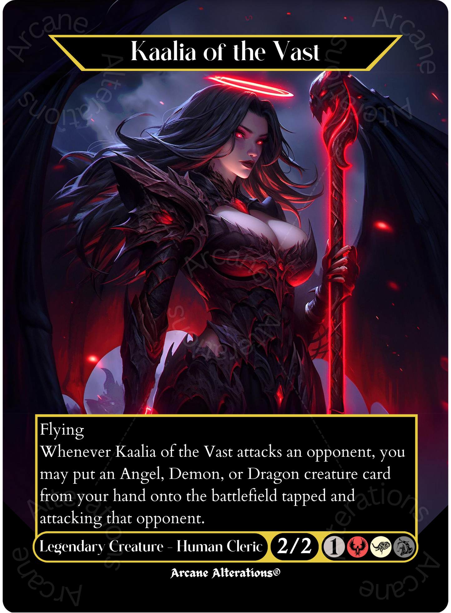 Kaalia of the Vast - Full Art Altered Art Custom Proxy Cards