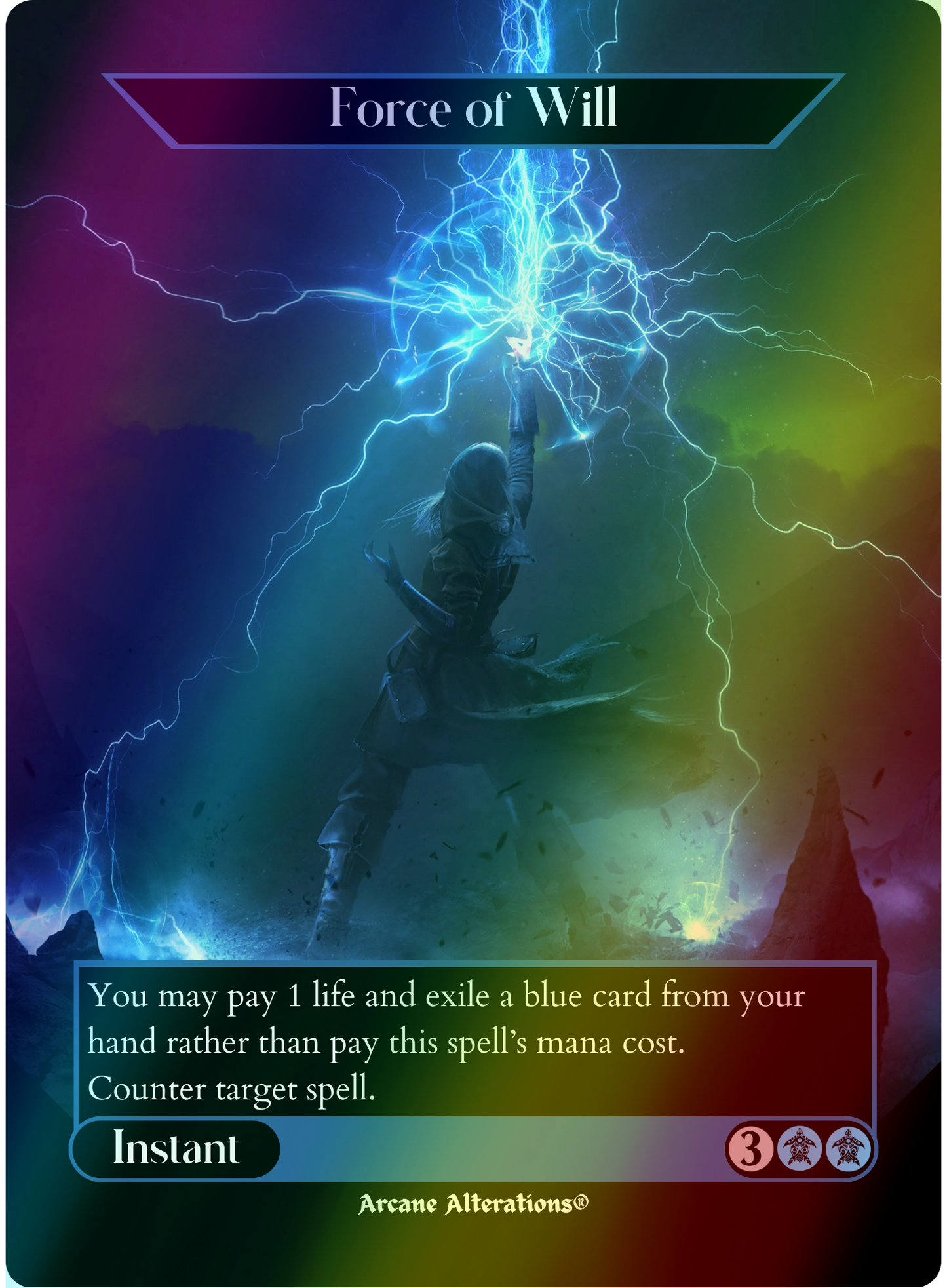 Force of Will - Full Art Altered Art Custom Proxy Cards