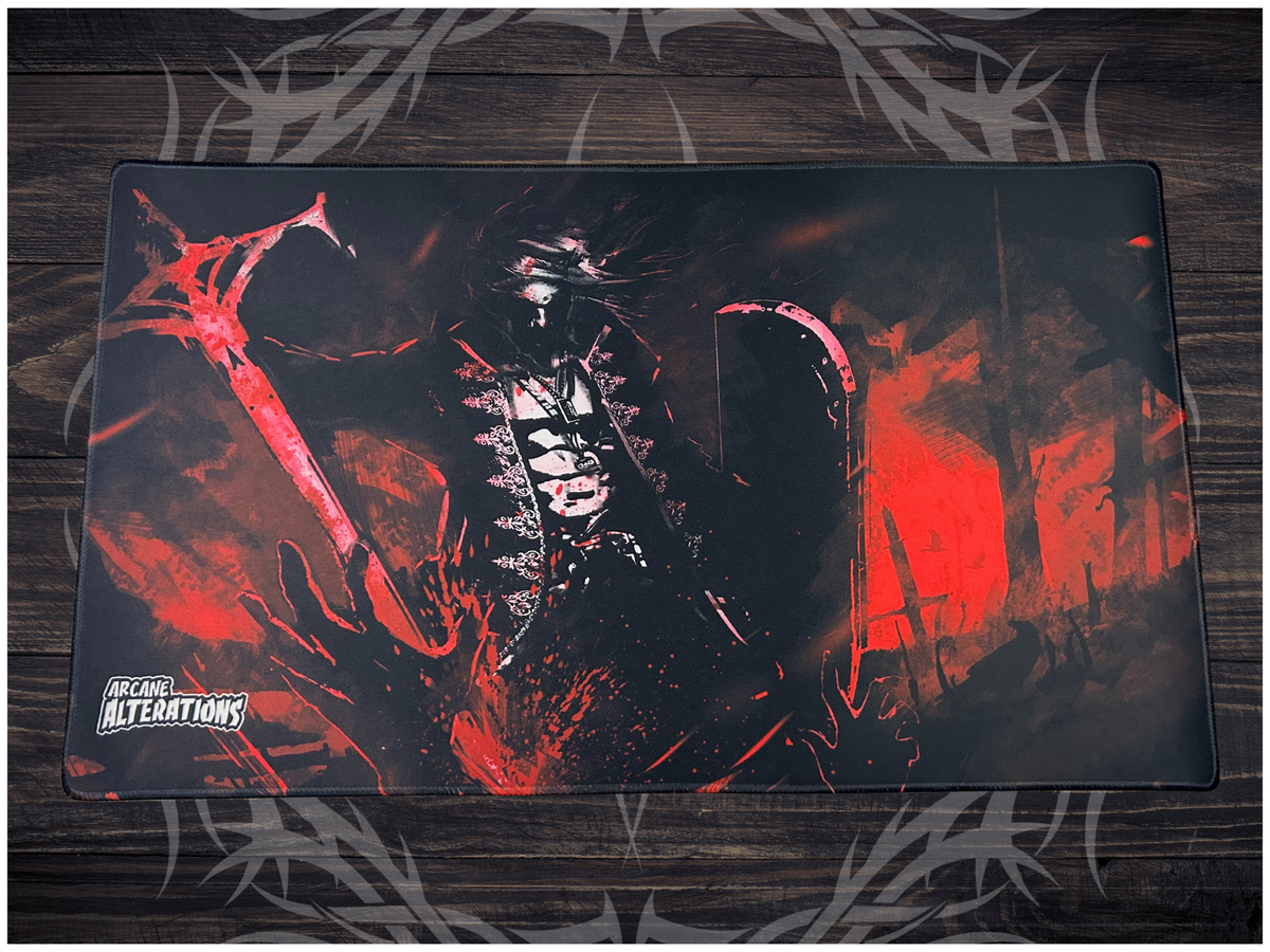 Vampire Lord Stitched Edge Playmat 24"x14" (2mm)