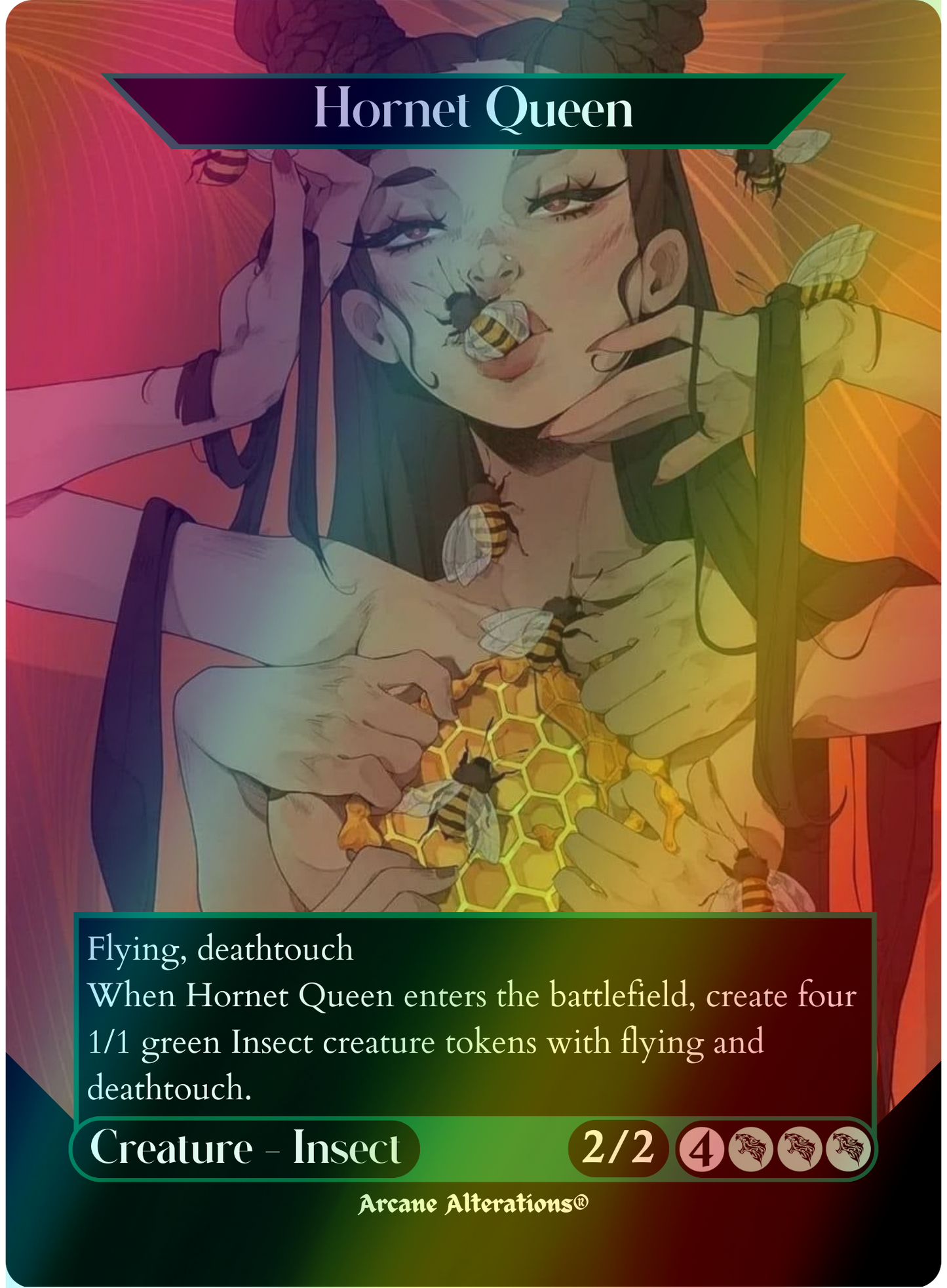 Hornet Queen - Full Art Altered Art Custom Proxy Cards