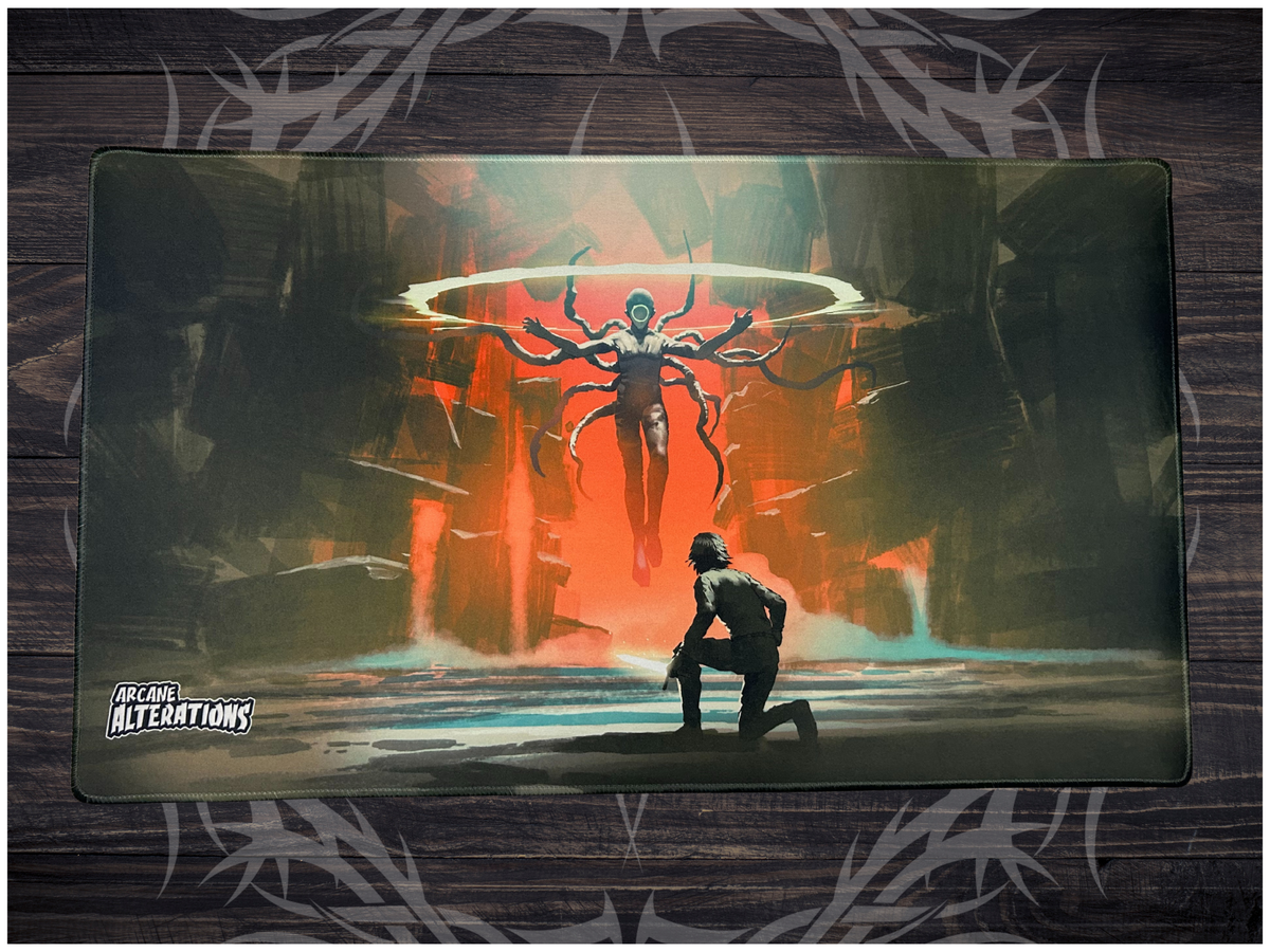 Other Worldly Presence Stitched Edge Playmat 24"x14" (2mm)
