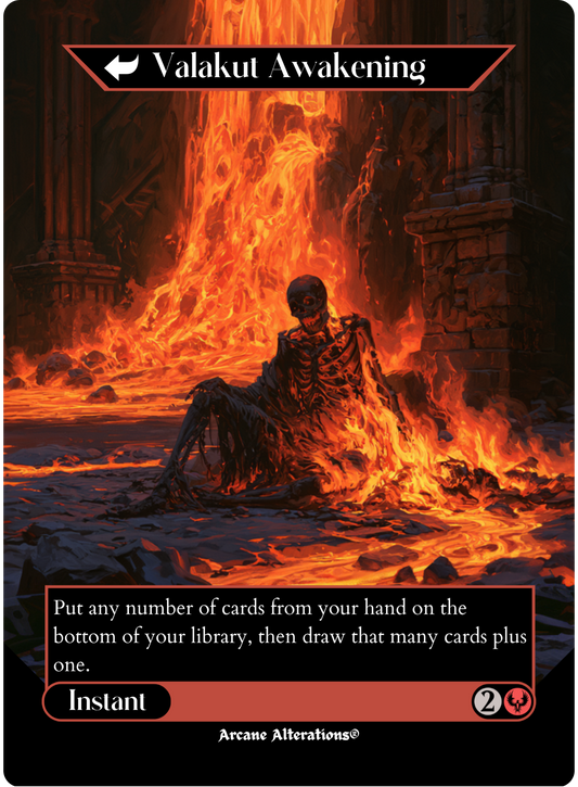 Valakut Awakening / Valakut Stoneforge - Full Art Altered Art Custom Proxy Cards