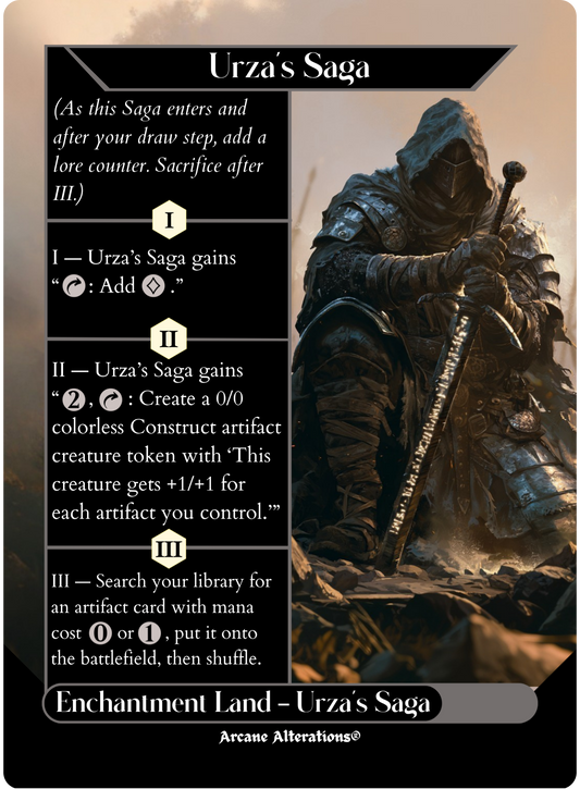 Urza's Saga - Full Art Altered Art Custom Proxy Cards