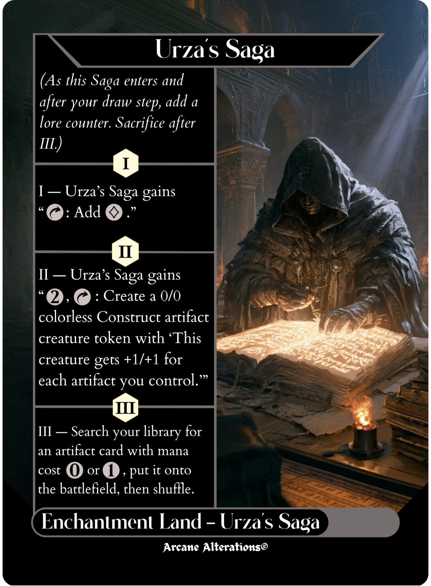 Urza's Saga - Full Art Altered Art Custom Proxy Cards