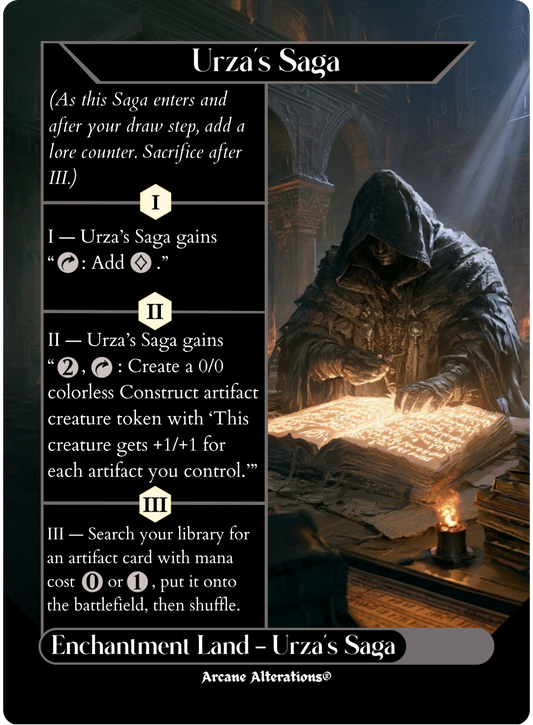 Urza's Saga - Full Art Altered Art Custom Proxy Cards