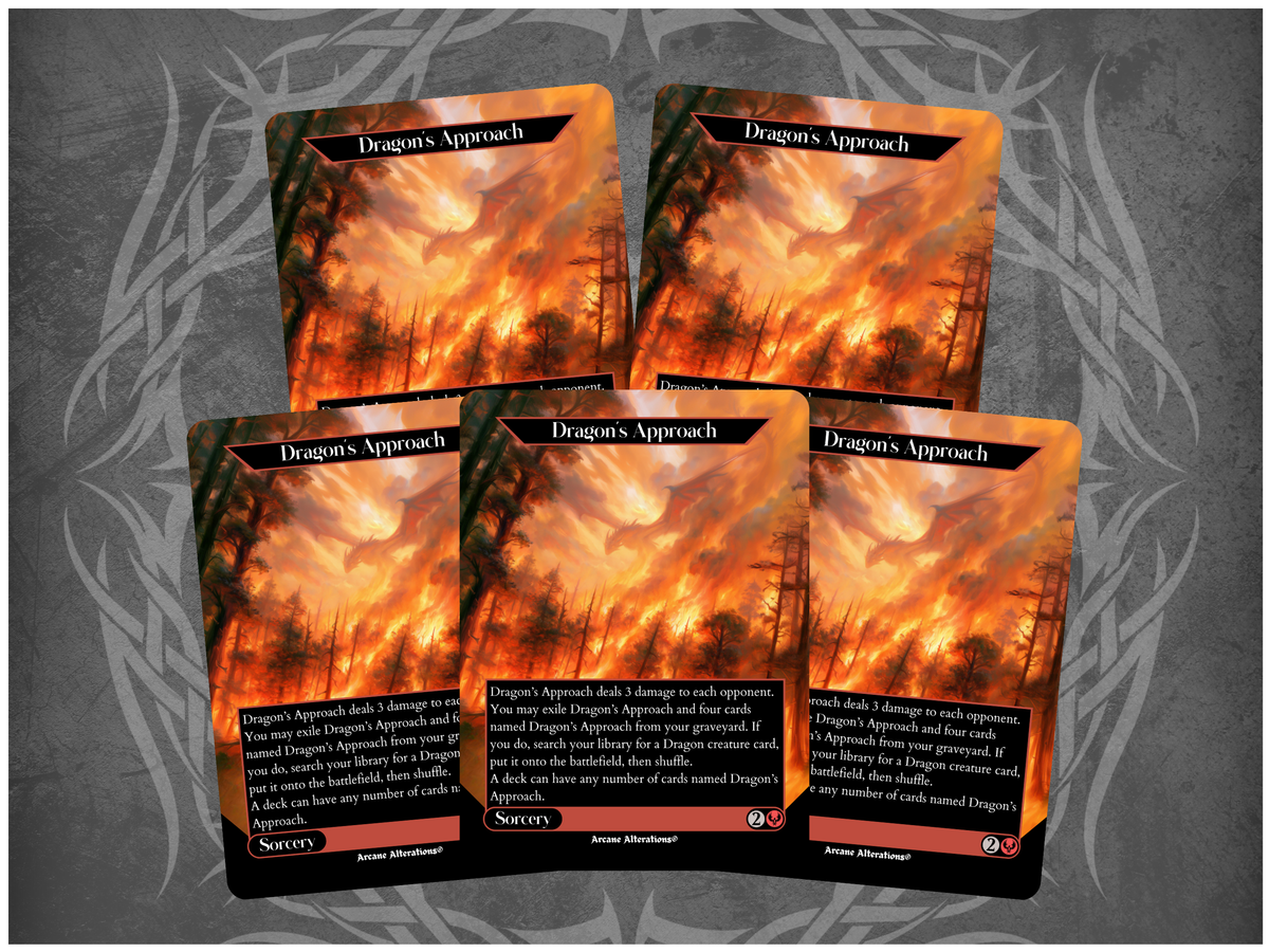 Dragon's Approach 5-10-15-Card Discount Bundle - Full Art Altered Art Custom Proxy Cards