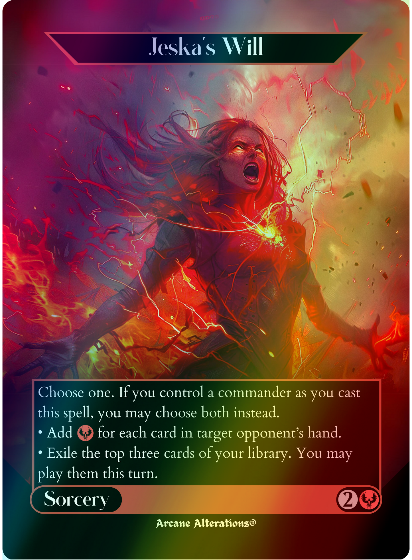 Jeska's Will - Full Art Altered Art Custom Proxy Cards