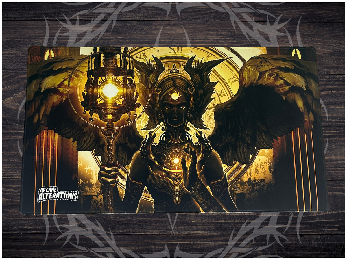 Sun God Stitched Edge Playmat 24"x14" (2mm)
