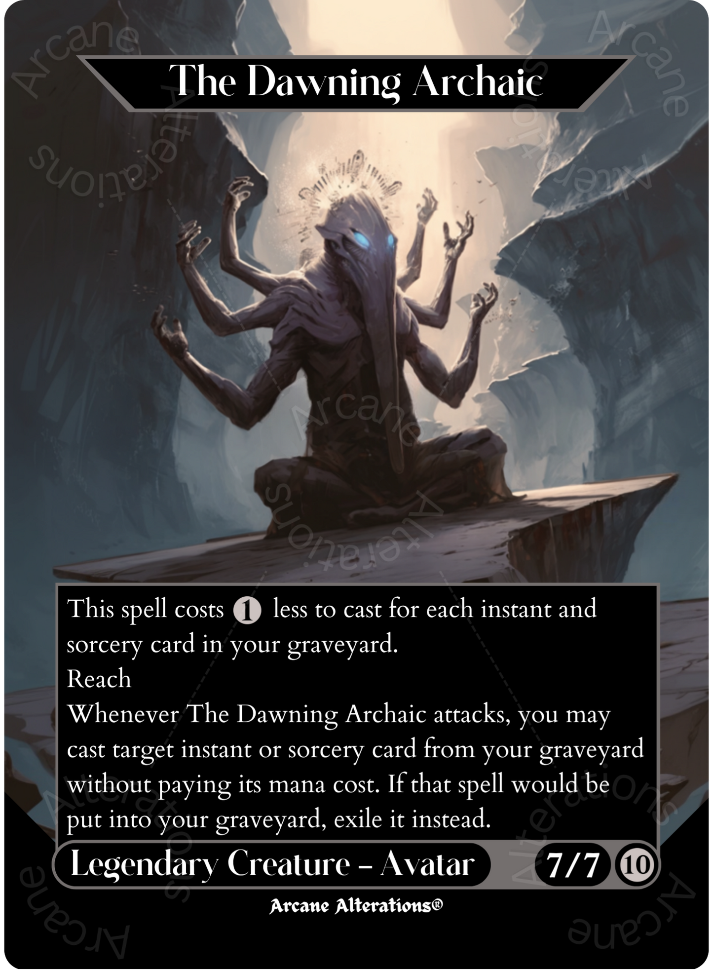 The Dawning Archaic - Full Art Altered Art Custom Proxy Cards