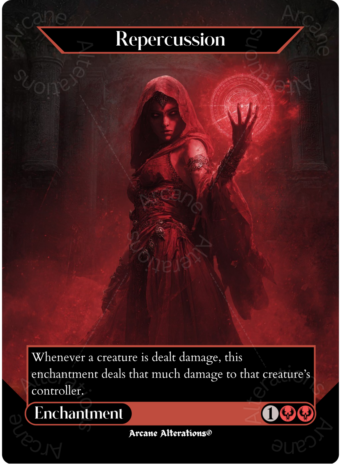 Repercussion - Full Art Altered Art Custom Proxy Cards