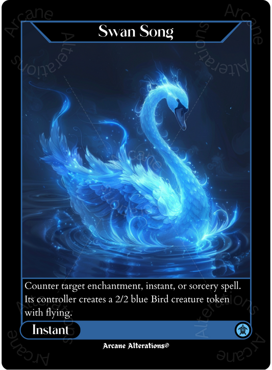 Swan Song - High Quality Altered Art Custom Proxy Cards