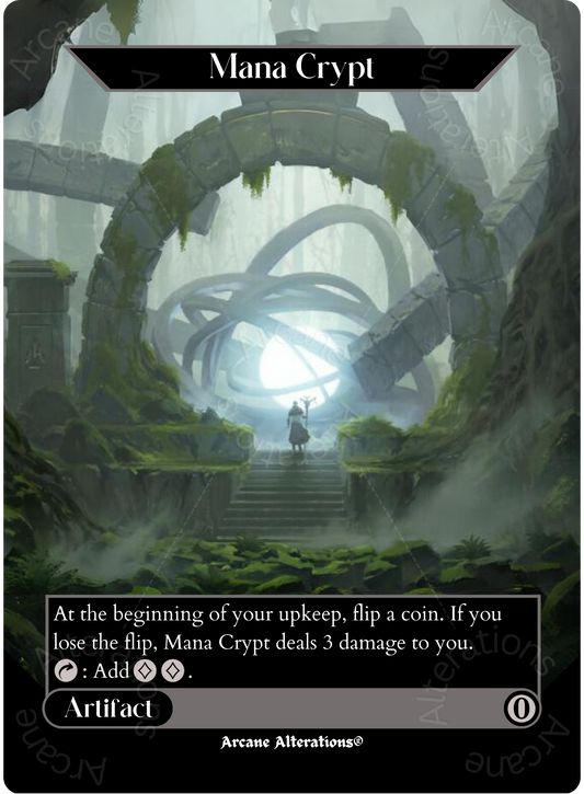 Mana Crypt - Full Art Altered Art Custom Proxy Cards