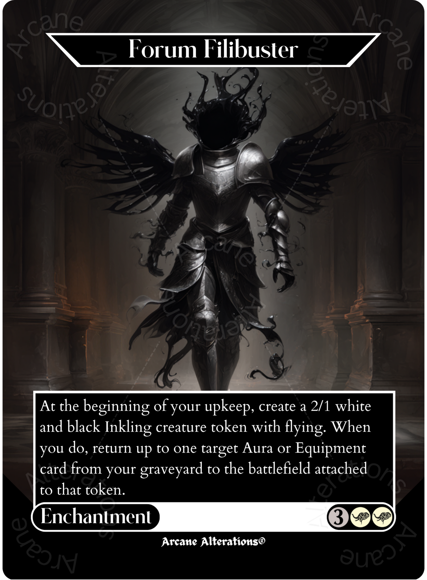 Forum Filibuster - Full Art Altered Art Custom Proxy Cards