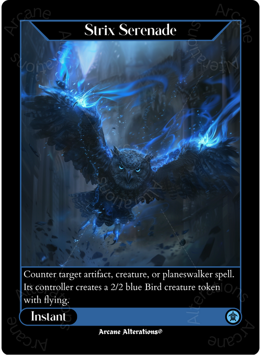 Strix Serenade - High Quality Altered Art Custom Proxy Cards