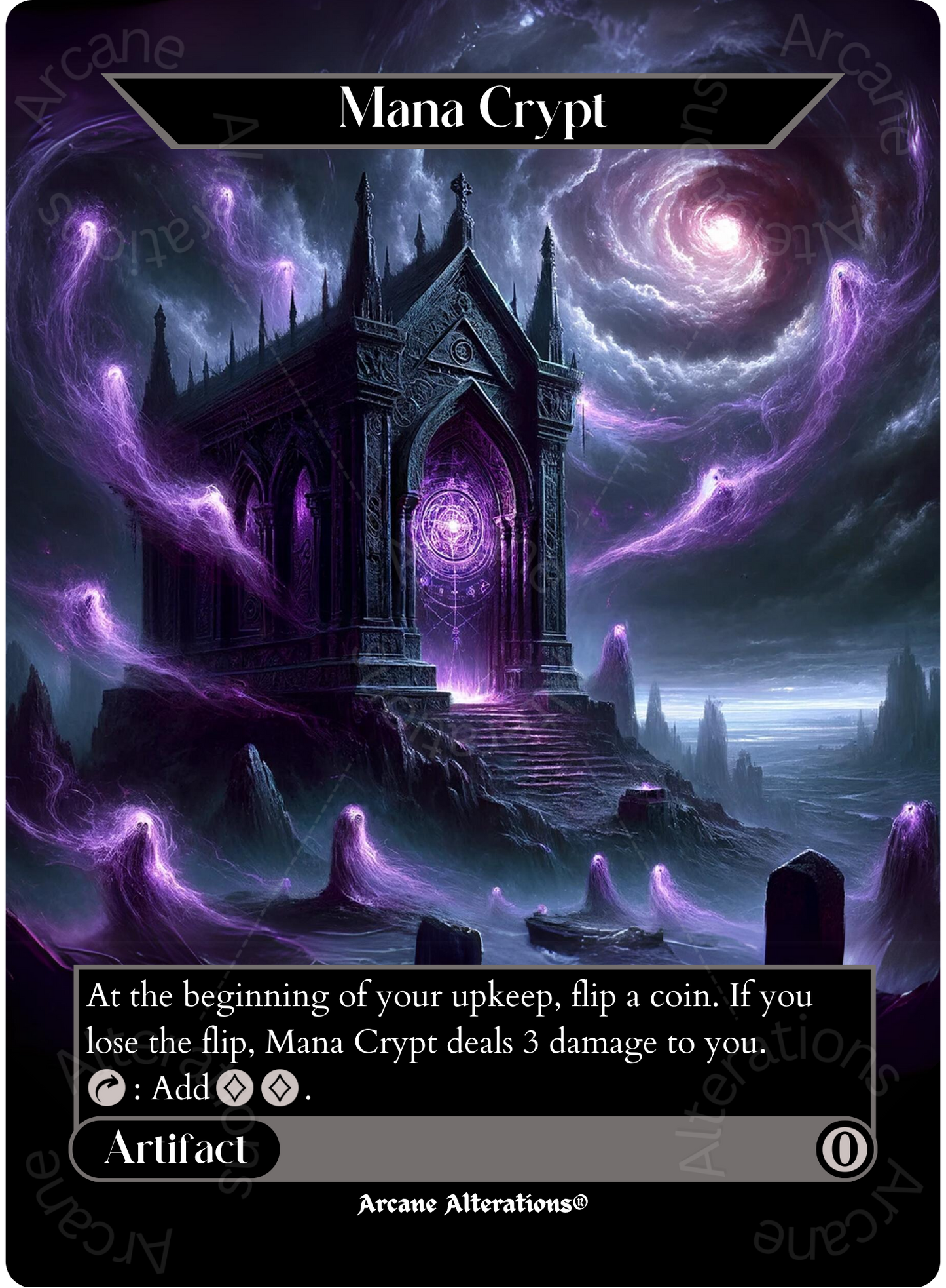 Mana Crypt - Full Art Altered Art Custom Proxy Cards