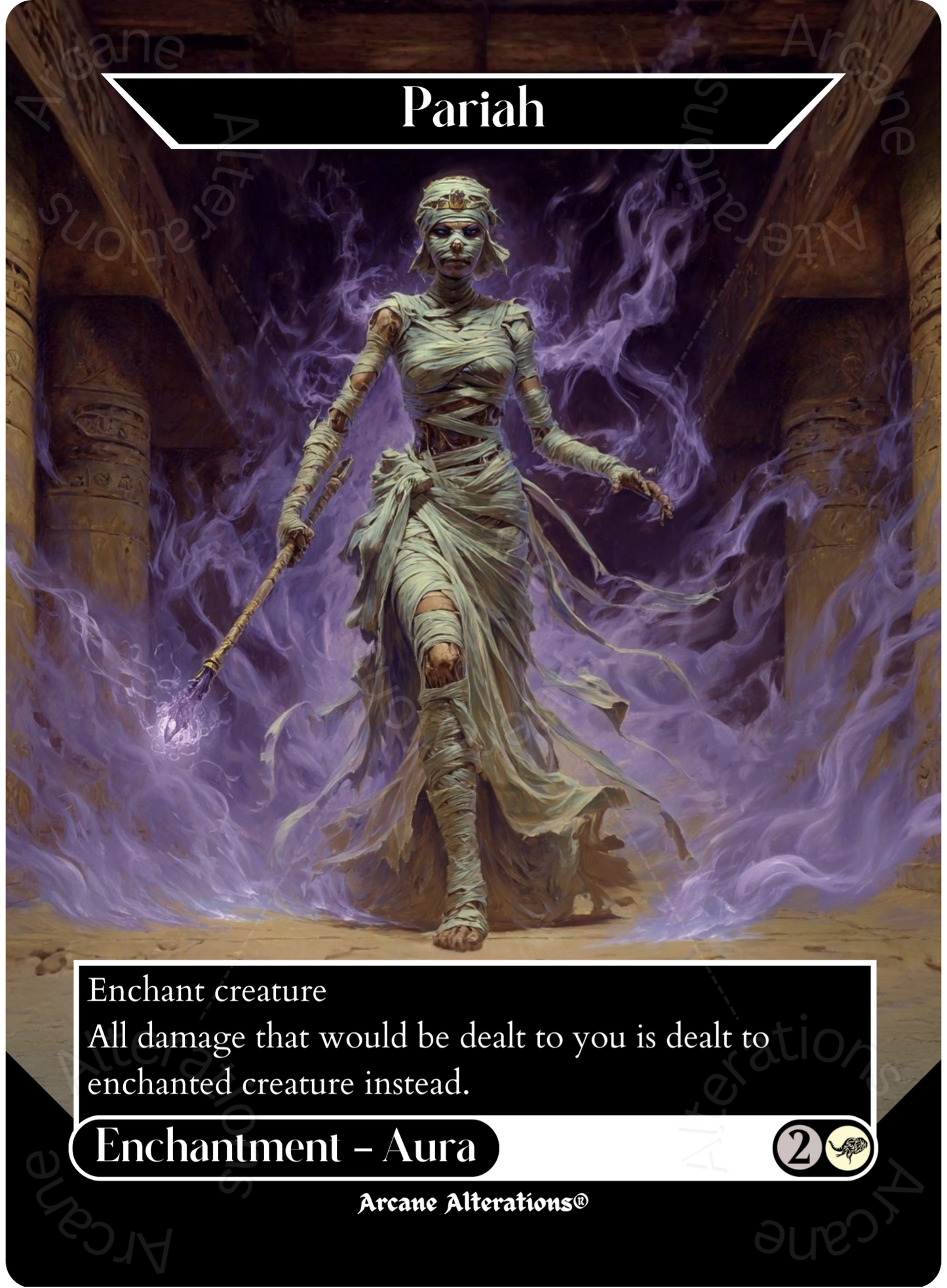 Pariah - Full Art Altered Art Custom Proxy Cards