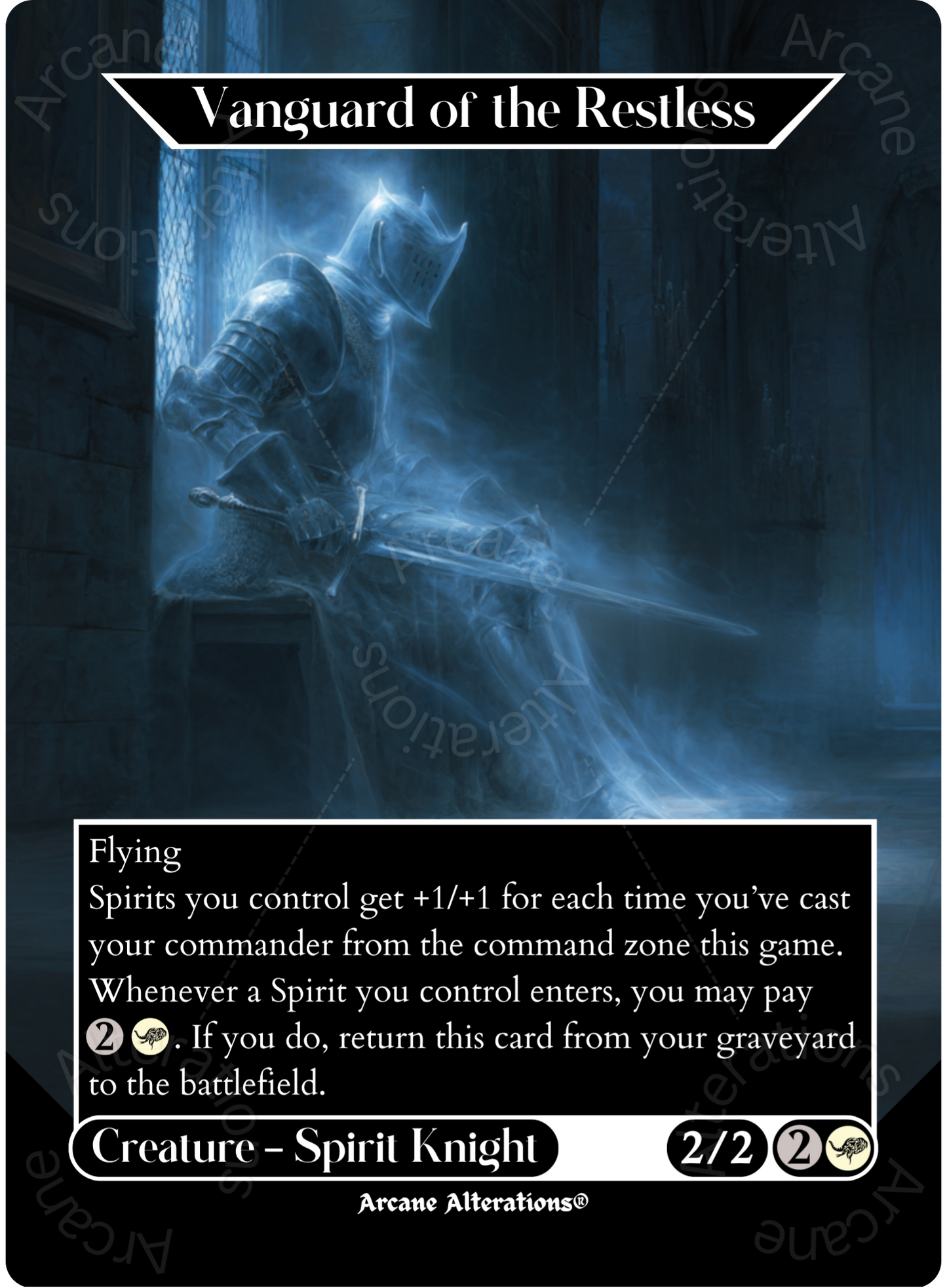 Vanguard of the Restless - Full Art Altered Art Custom Proxy Cards
