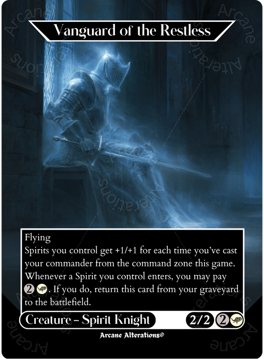 Vanguard of the Restless - Full Art Altered Art Custom Proxy Cards