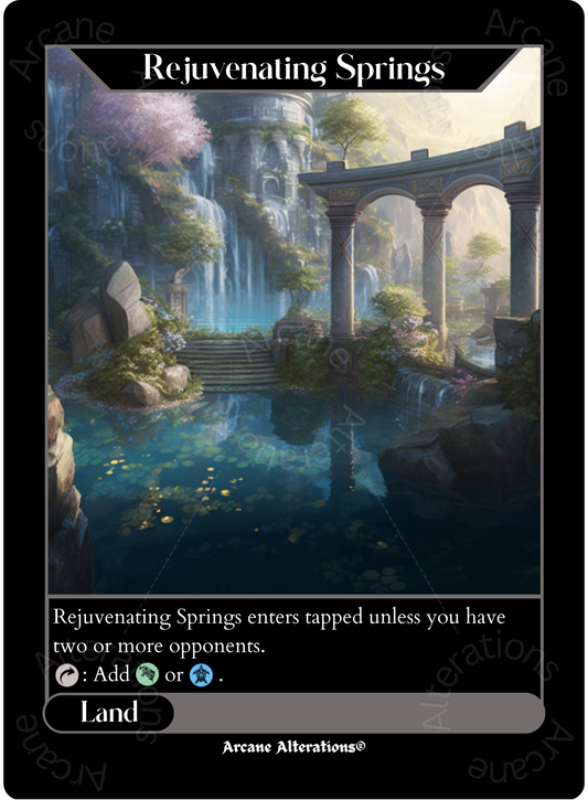 Rejuvenating Springs - High Quality Altered Art Custom Proxy Cards