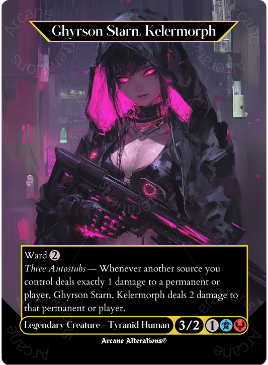 Ghyrson Starn, Kelermorph - Full Art Altered Art Custom Proxy Cards