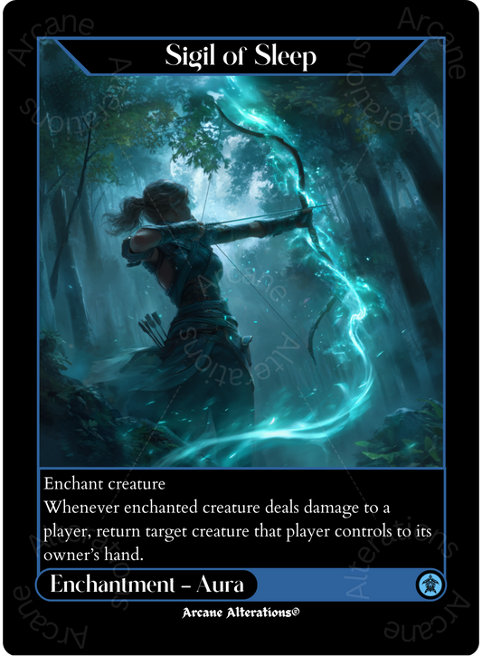 Sigil of Sleep - High Quality Altered Art Custom Proxy Cards