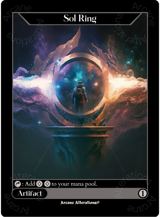 Sol Ring - High Quality Altered Art Custom Proxy Cards