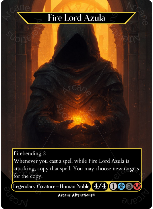 Fire Lord Azula - Full Art Altered Art Custom Proxy Cards