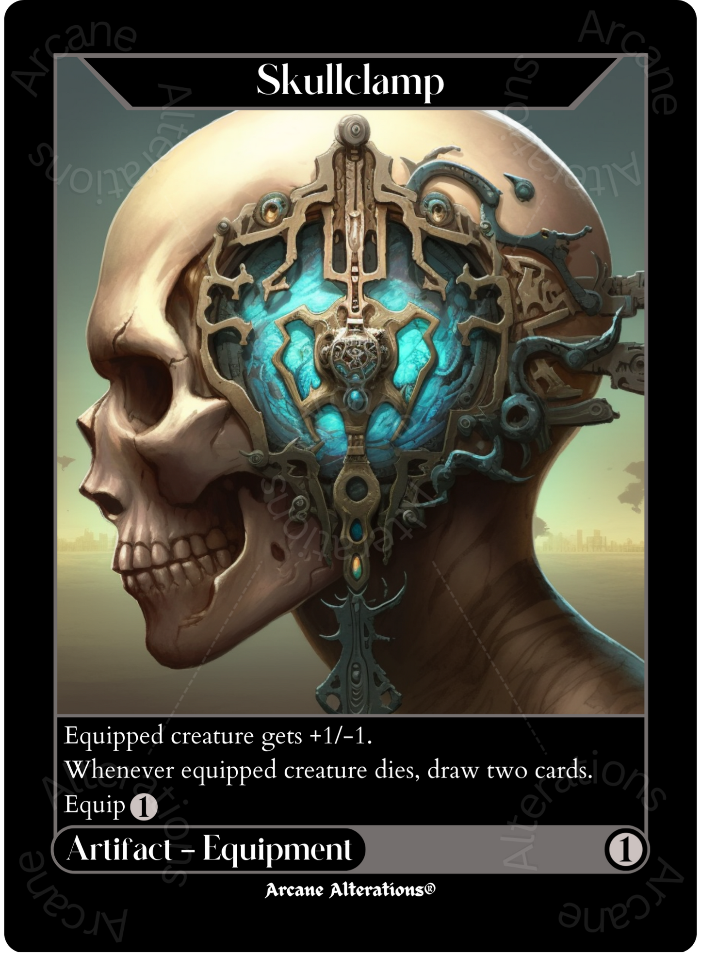Skullclamp - High Quality Altered Art Custom Proxy Cards