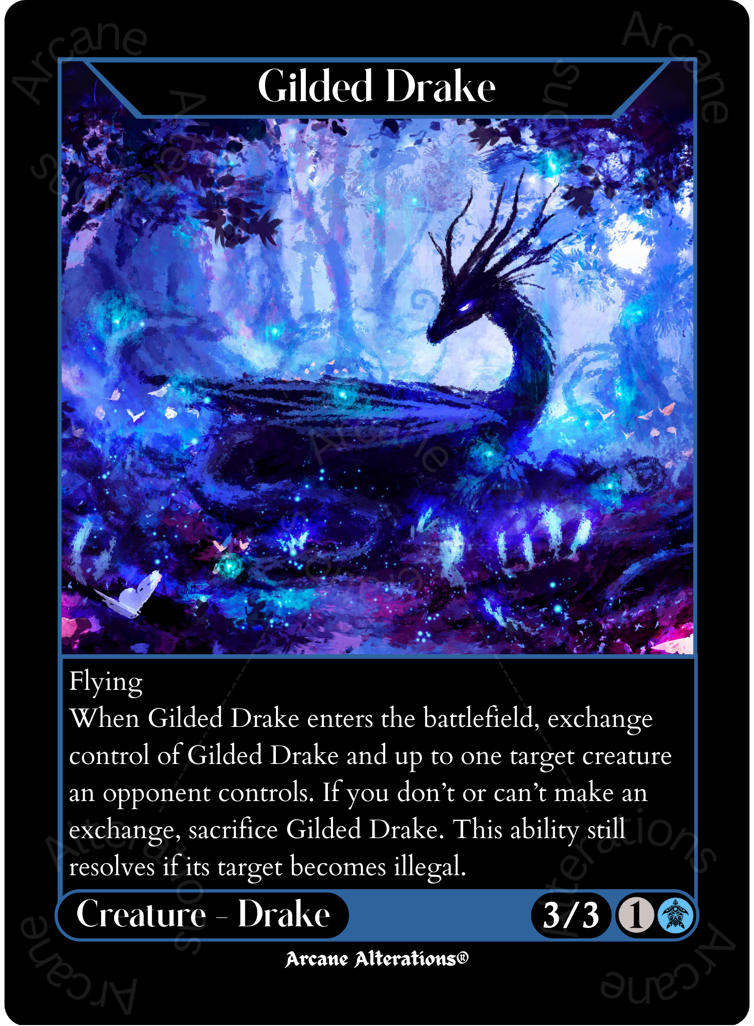 high quality proxy mtg cards Gilded Drake