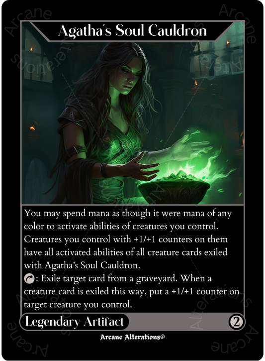 Agatha's Soul Cauldron - High Quality Altered Art Custom Proxy Cards