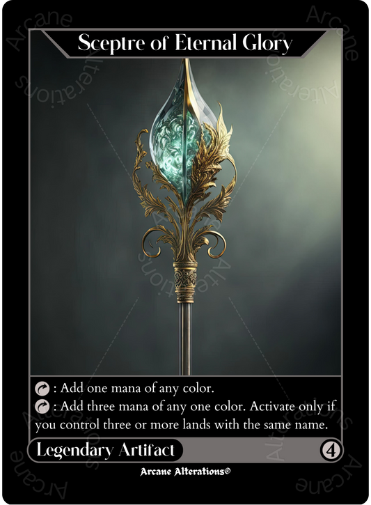 Sceptre of Eternal Glory - High Quality Altered Art Custom Proxy Cards