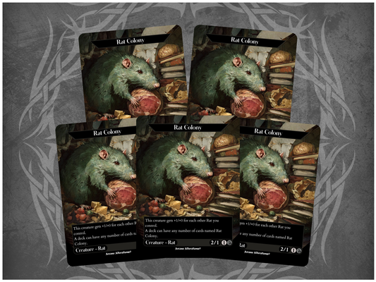 Rat Colony 5-10-15-Card Discount Bundle - Full Art Altered Art Custom Proxy Cards