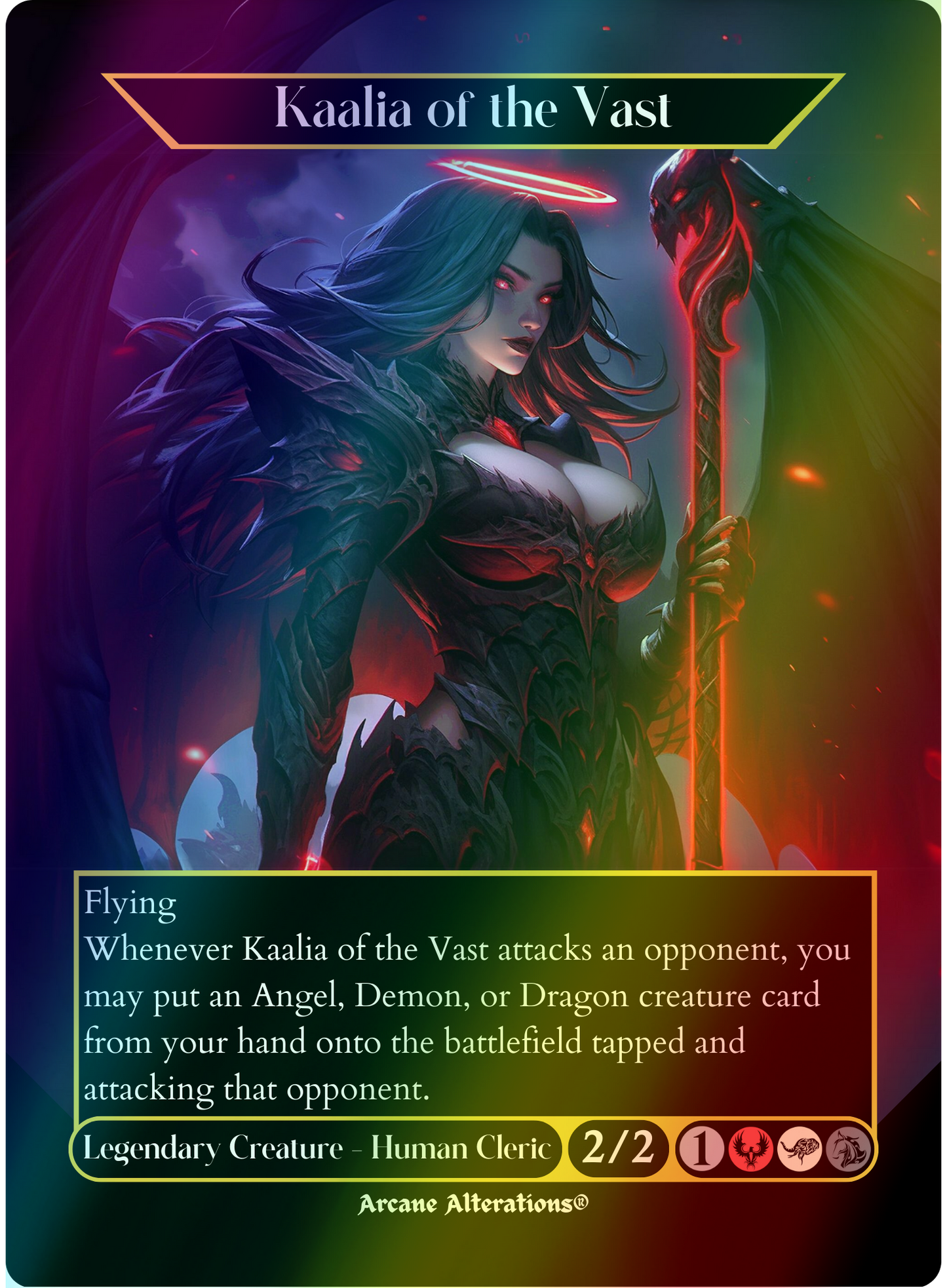 Kaalia of the Vast - Full Art Altered Art Custom Proxy Cards