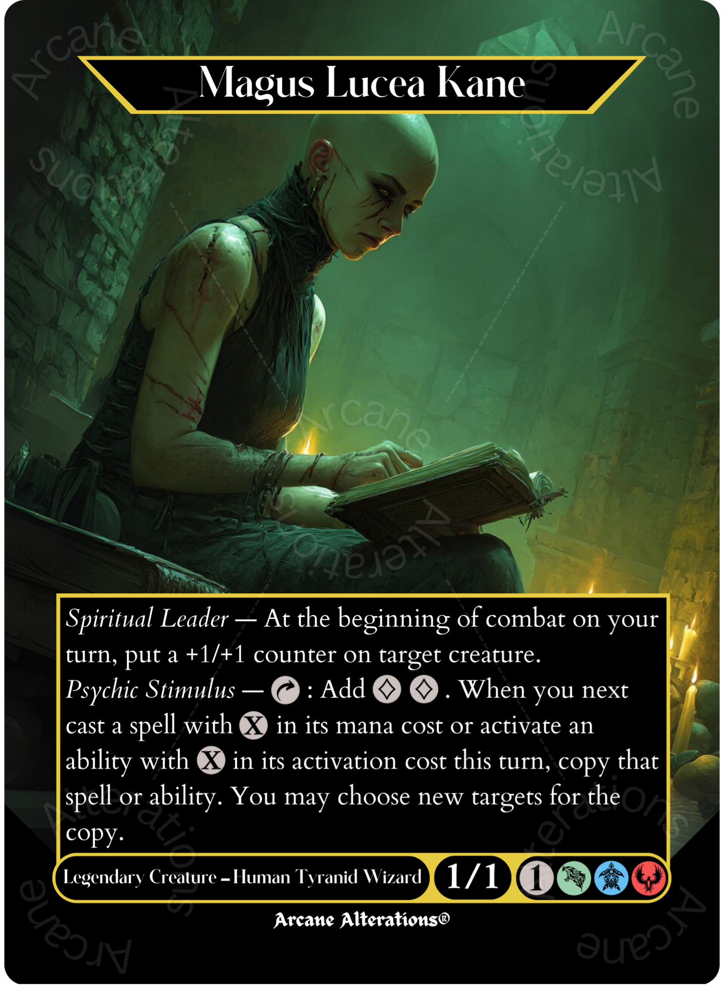 Magus Lucea Kane - Full Art Altered Art Custom Proxy Cards