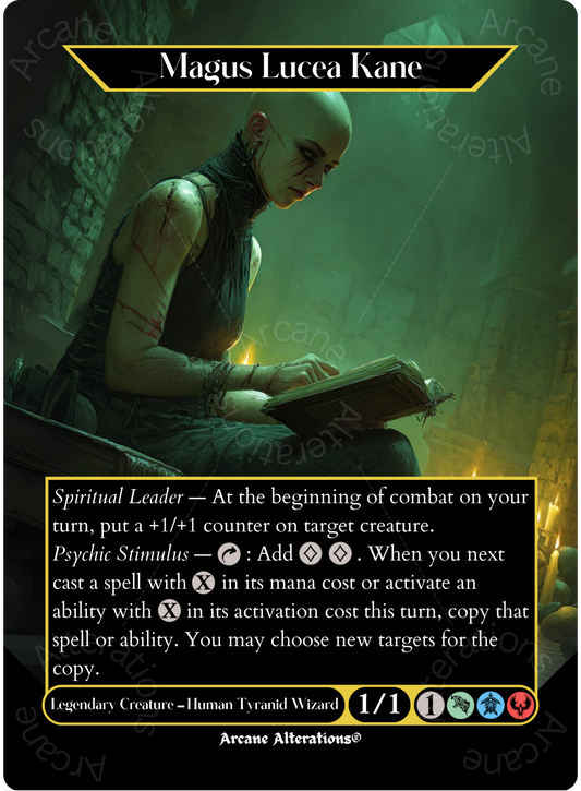 Magus Lucea Kane - Full Art Altered Art Custom Proxy Cards
