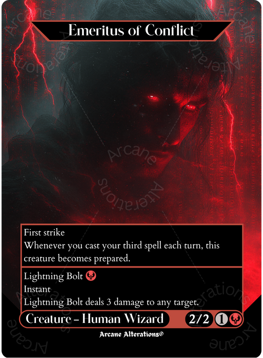 Emeritus of Conflict - Full Art Altered Art Custom Proxy Cards