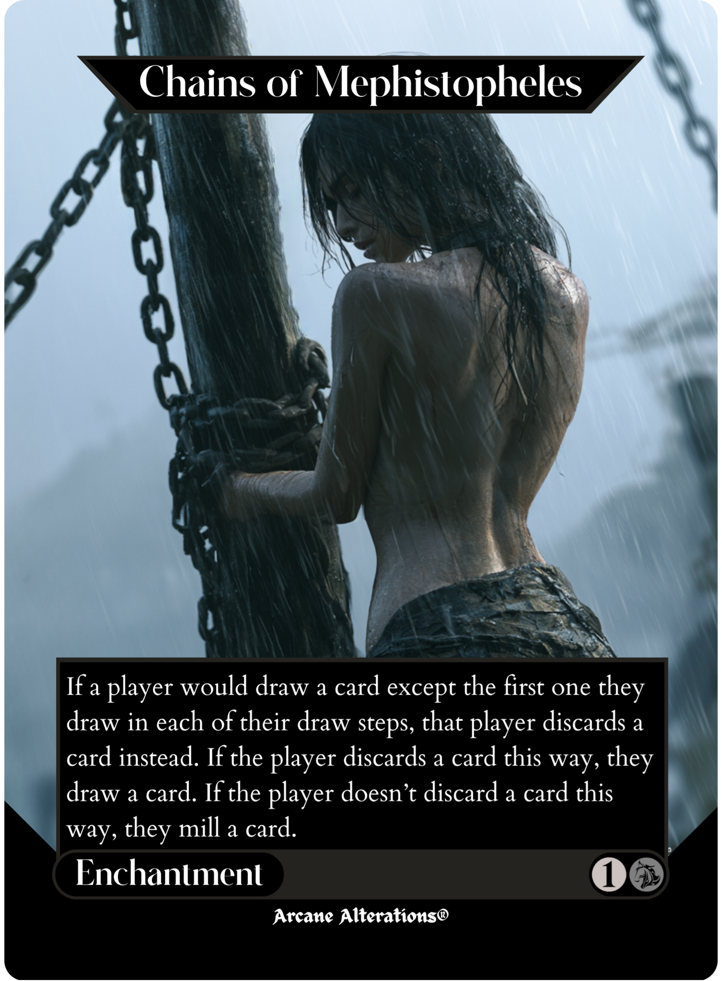 Chains of Mephistopheles - Full Art Altered Art Custom Proxy Cards