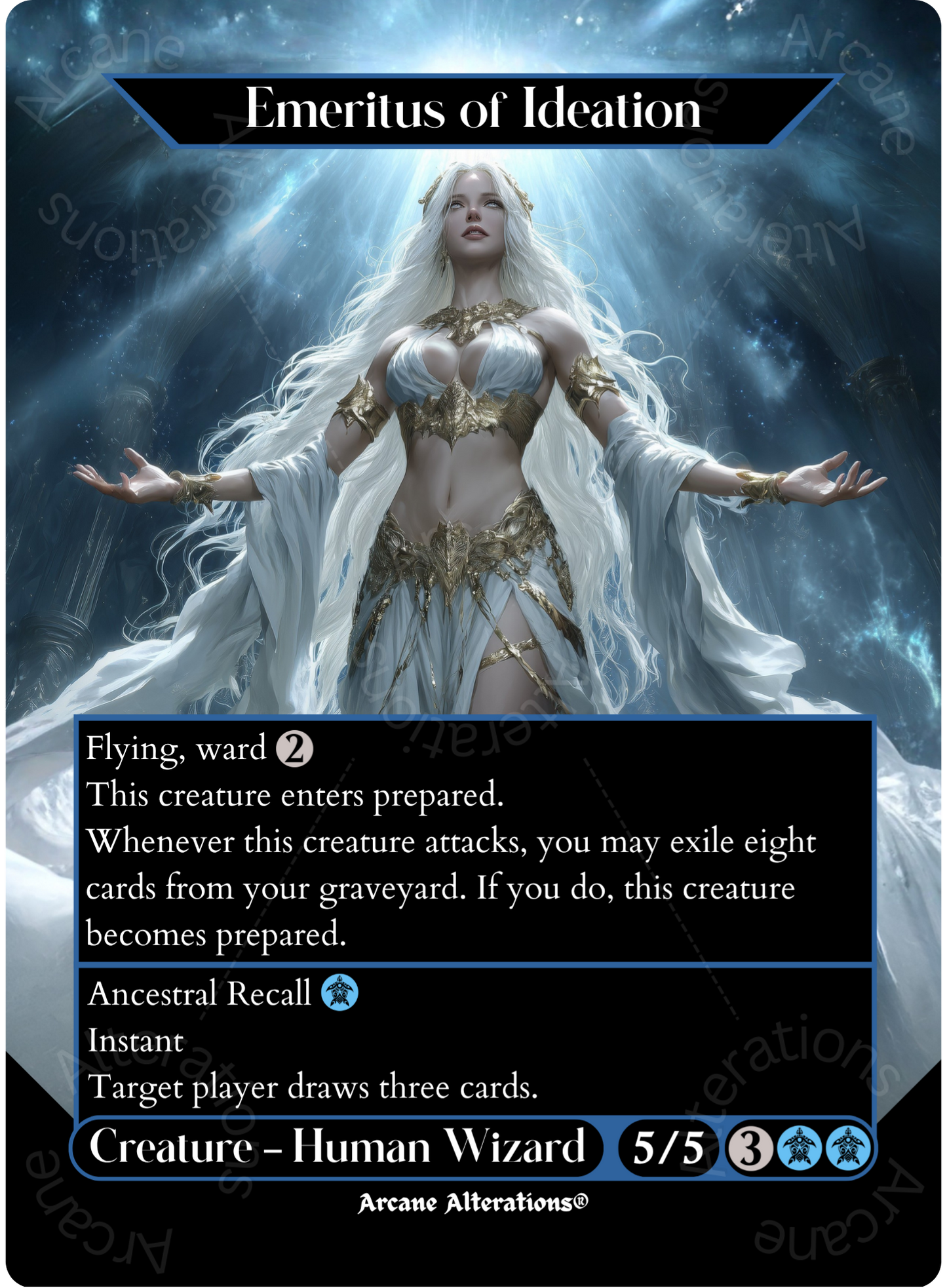 Emeritus of Ideation - Full Art Altered Art Custom Proxy Cards