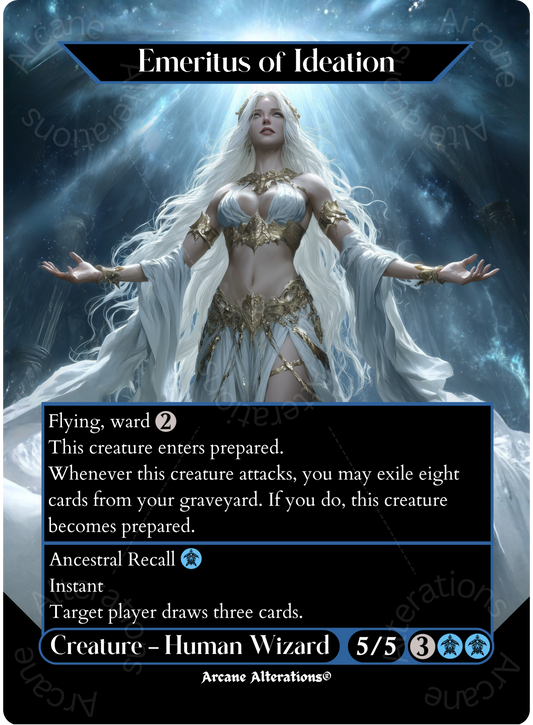 Emeritus of Ideation - Full Art Altered Art Custom Proxy Cards