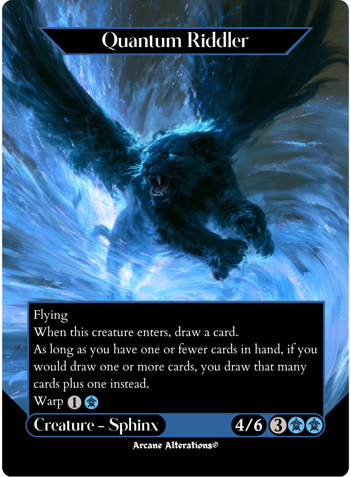Quantum Riddler - Full Art Altered Art Custom Proxy Cards