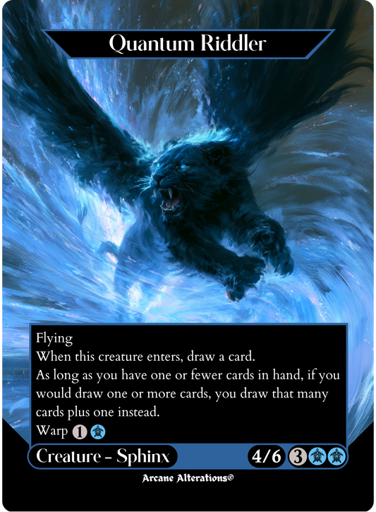 Quantum Riddler - Full Art Altered Art Custom Proxy Cards