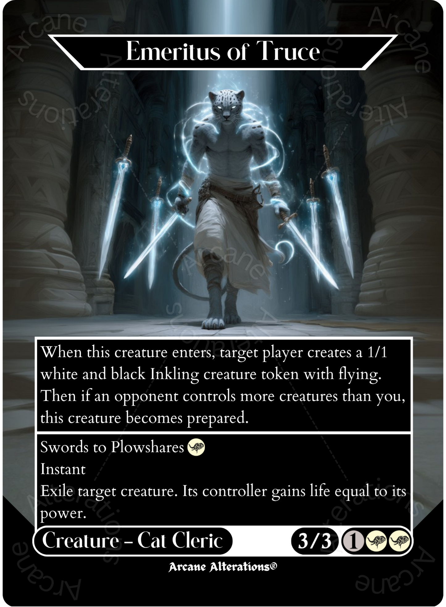 Emeritus of Truce - Full Art Altered Art Custom Proxy Cards