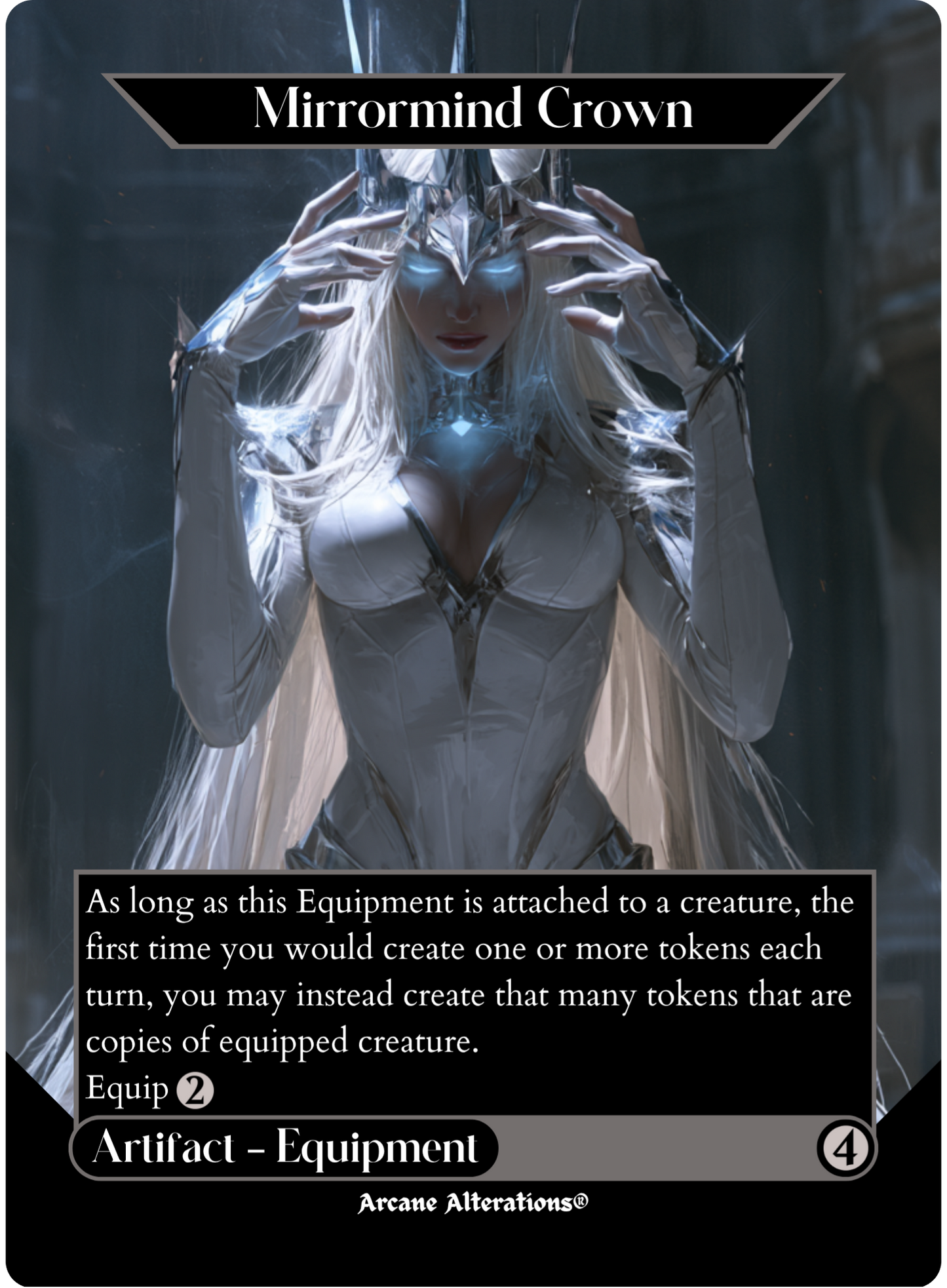 Mirrormind Crown - Full Art Altered Art Custom Proxy Cards