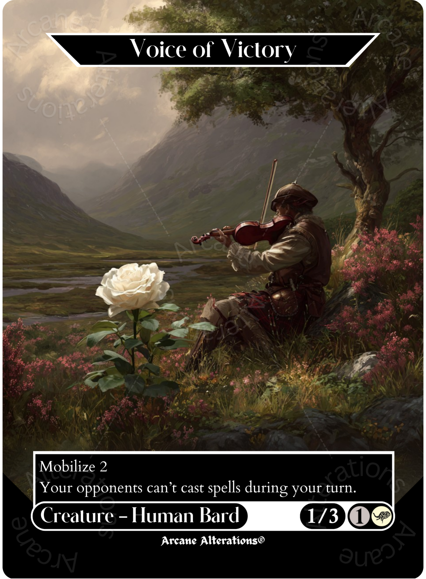 Voice of Victory - Full Art Altered Art Custom Proxy Cards