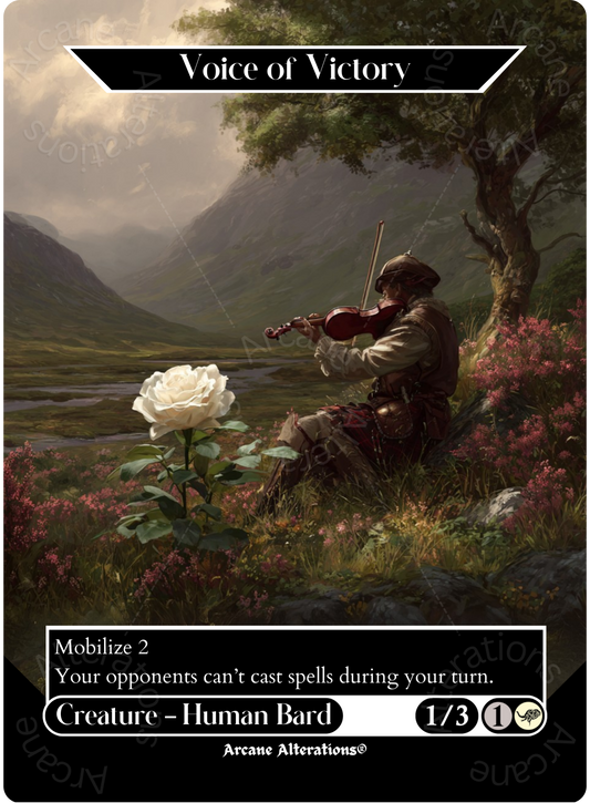 Voice of Victory - Full Art Altered Art Custom Proxy Cards