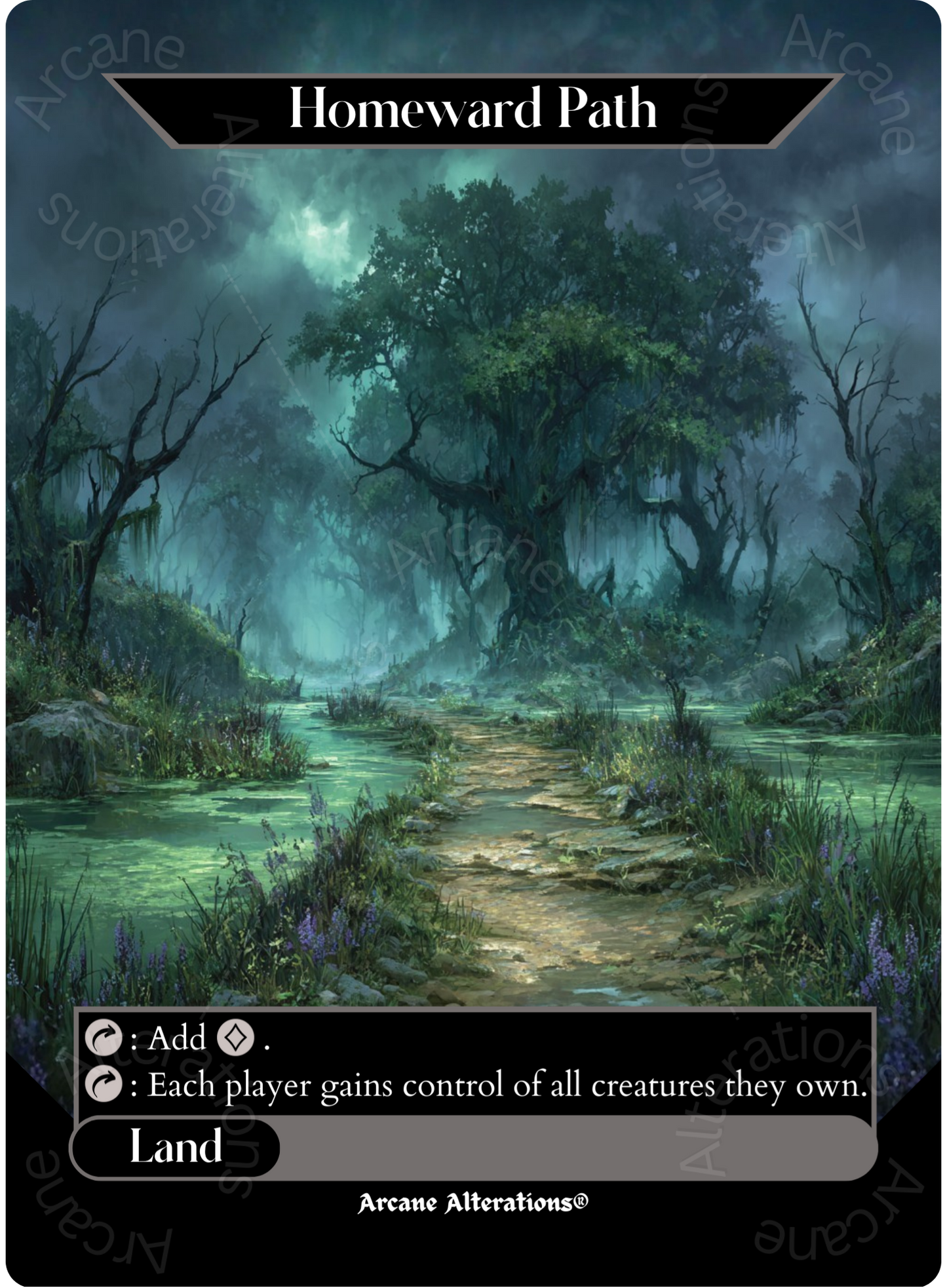 Homeward Path - Full Art Altered Art Custom Proxy Cards