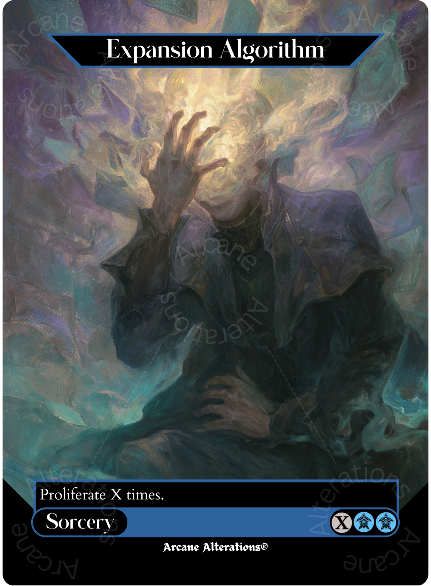 Expansion Algorithm - Full Art Altered Art Custom Proxy Cards