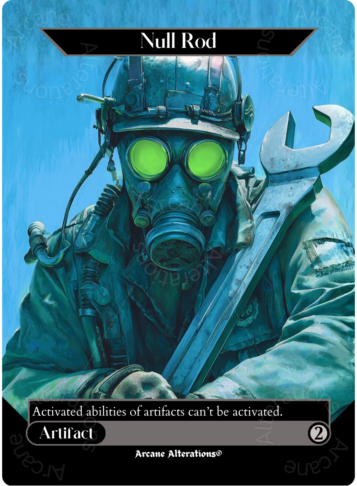 Null Arcane Null Rod - Full Art Altered Art Custom Proxy Cards – Arcane Alterations
