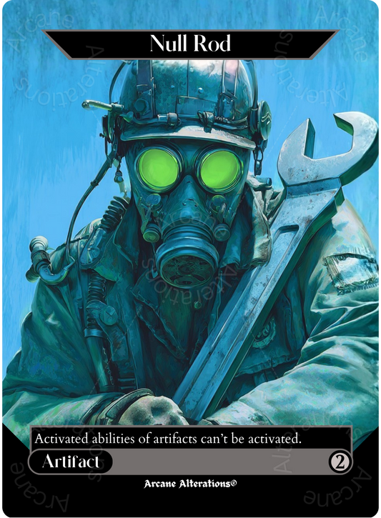 Null Rod - Full Art Altered Art Custom Proxy Cards