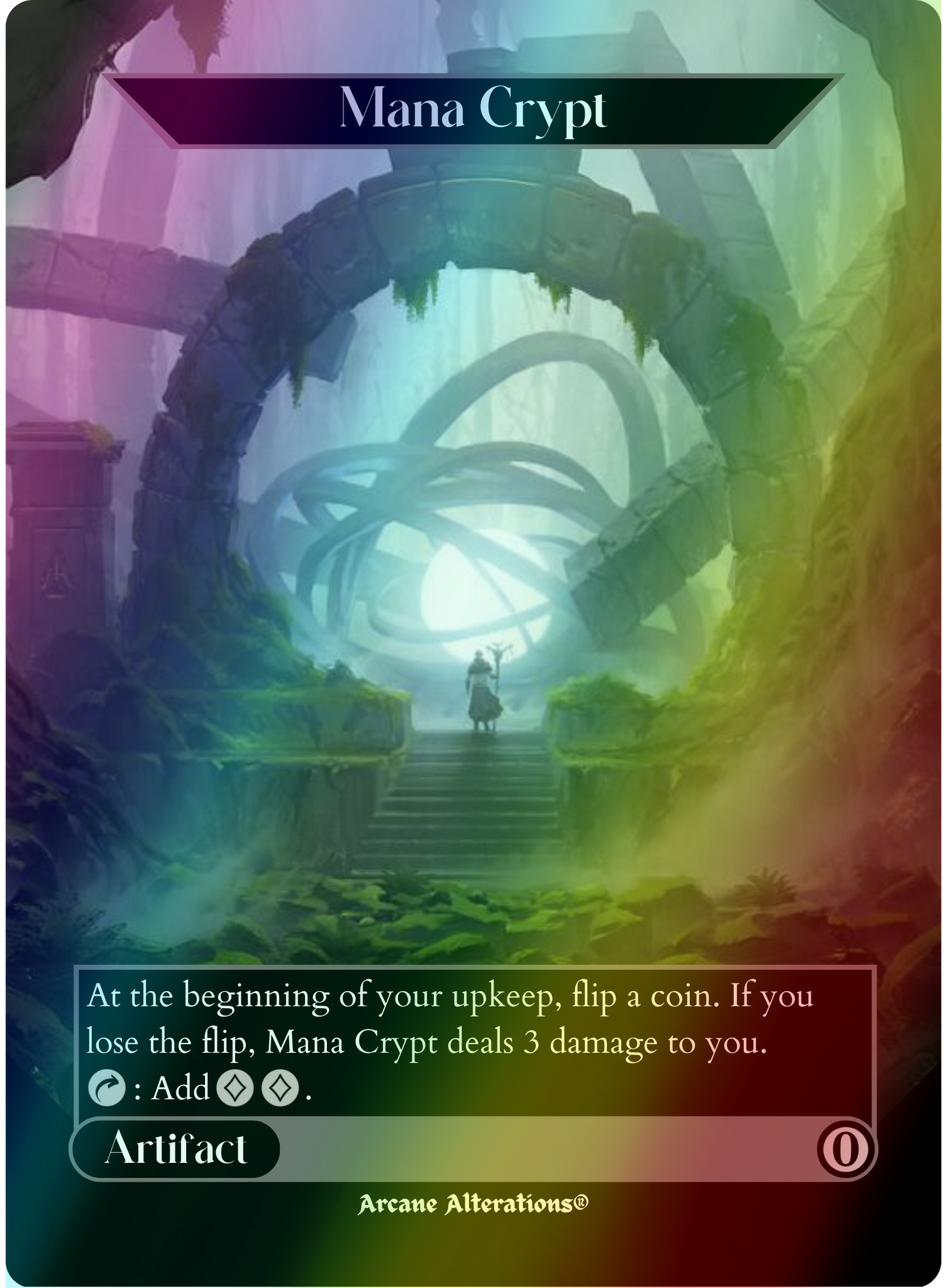 Mana Crypt - Full Art Altered Art Custom Proxy Cards